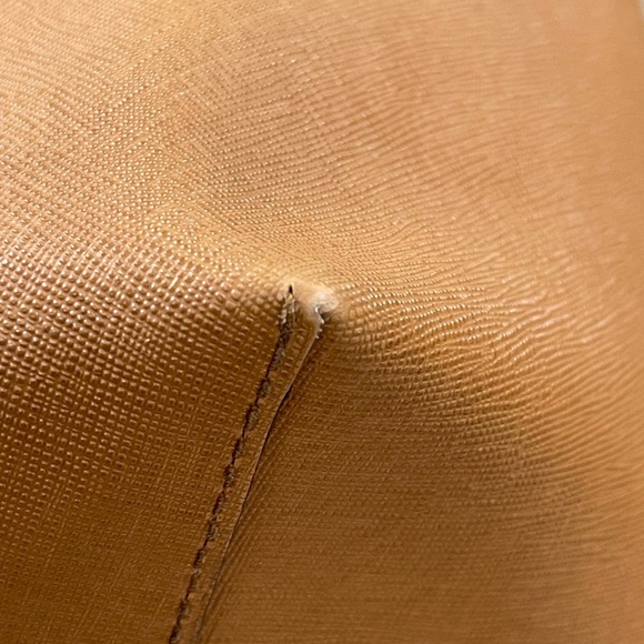 Michael Kors Brown Tote Bag With Zip Clutch Saige Reversible Shoulder Bag - Picture 6 of 16